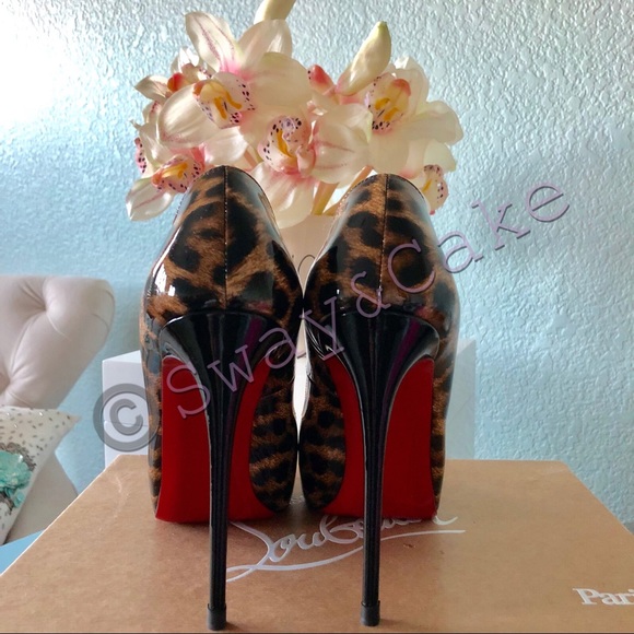 Louboutin New Very Prive Leopard Print - Picture 3 of 8